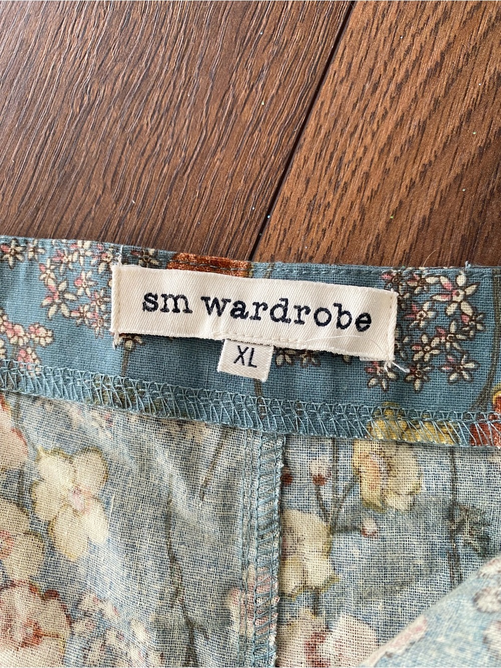 SM Wardrobe Floral Overall 100% cotton size XL - Picture 4 of 7